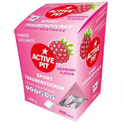  Active Pit Sporttraubenzucker Himbeer 200er 
