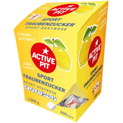  Active Pit Sporttraubenzucker Zitrone 200er 