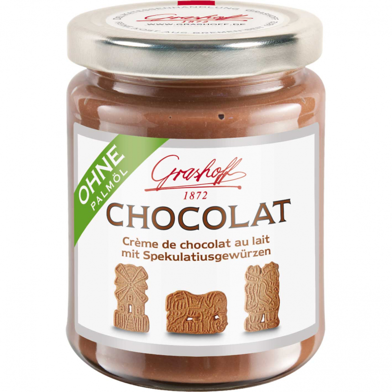  Grashoff Chocolat Crème de chocolat au lait mit Spekulatiusgewürzen 250g 