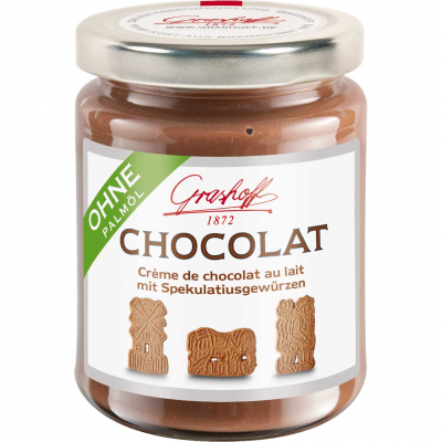  Grashoff Chocolat Crème de chocolat au lait mit Spekulatiusgewürzen 250g 