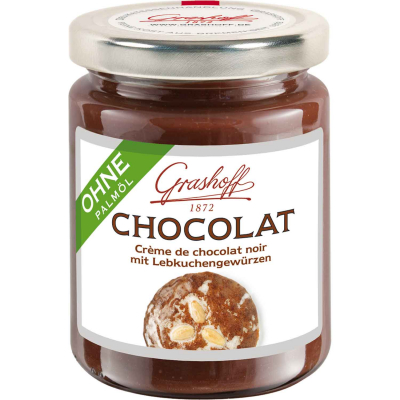 Grashoff Chocolat Crème de chocolat noir mit Lebkuchengewürzen 250g 