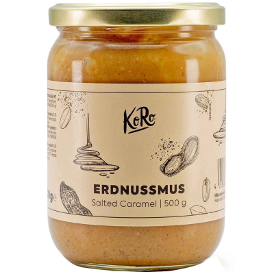  KoRo Erdnussmus Salted Caramel 500g 