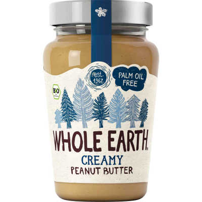 Whole Earth Creamy Peanut Butter Bio 340g 