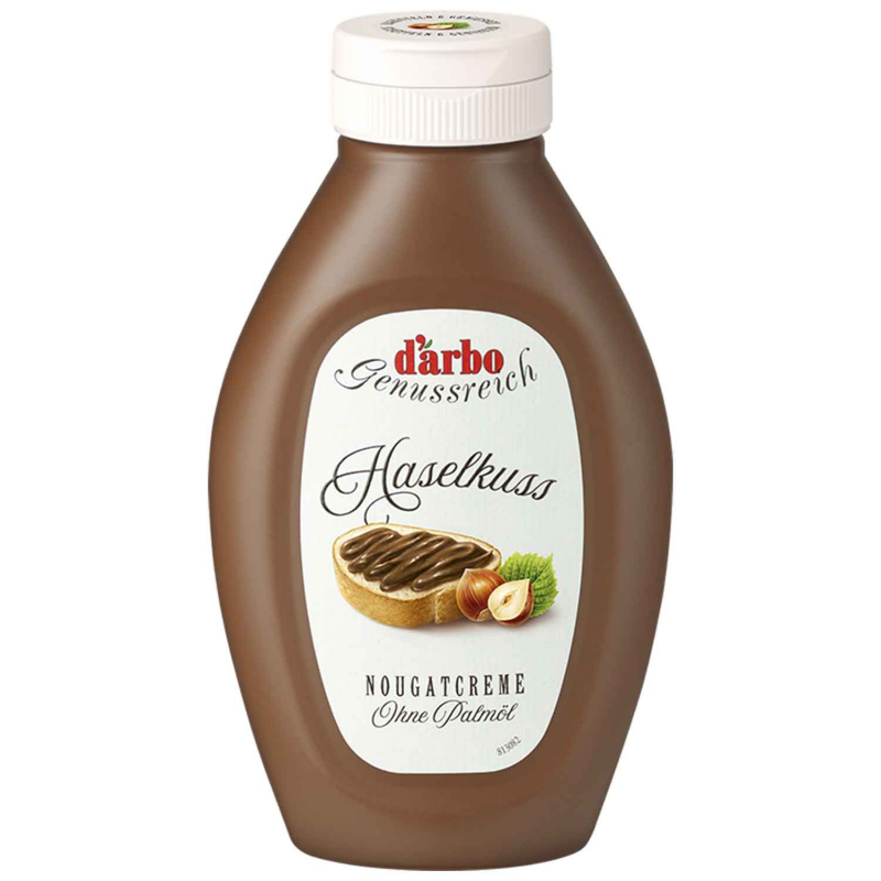  d'arbo Genussreich Haselkuss Nougatcreme 320g 