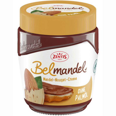  Zentis Belmandel Mandel-Nougat-Creme 350g 