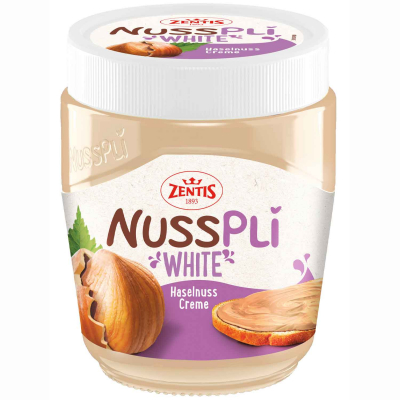  Zentis Nusspli White Haselnuss-Creme 300g 