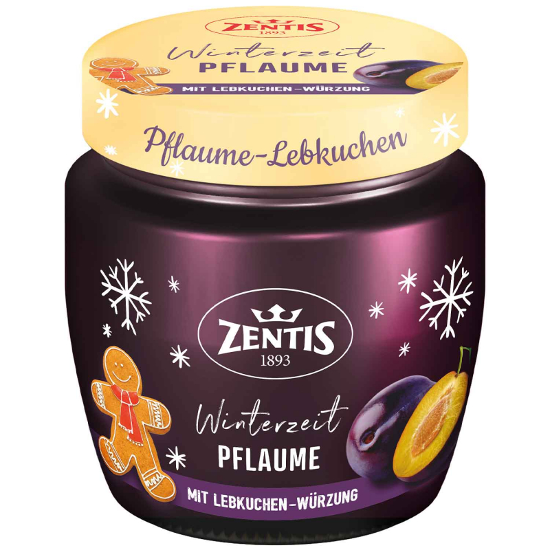  Zentis Winterzeit Pflaume mit Lebkuchen-Würzung 230g 