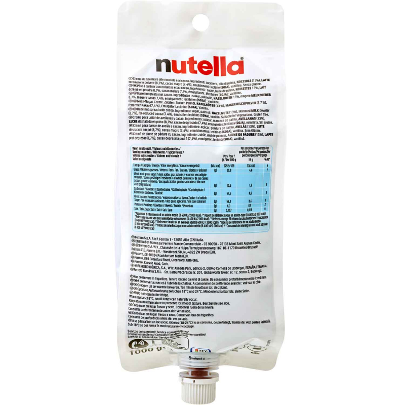  nutella Nachfüllbeutel 1kg 