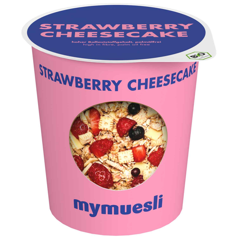  mymuesli 2go Strawberry Cheesecake Bio 85g 