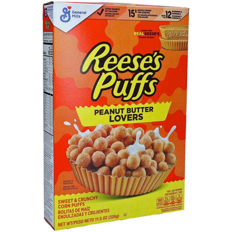  Reese's Puffs Peanut Butter Lovers 326g 