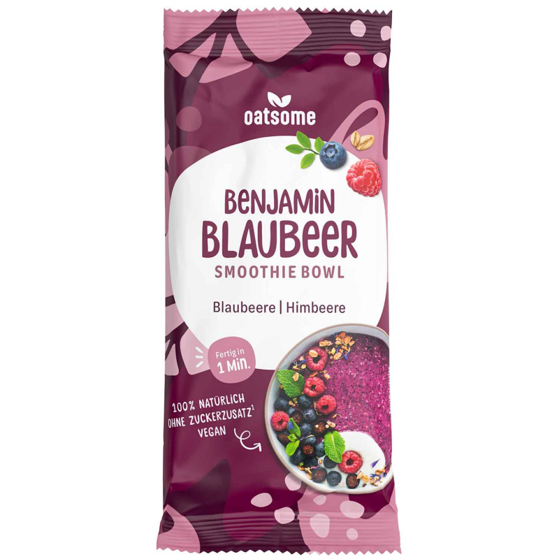  Oatsome Benjamin Blaubeer Smoothie Bowl Bio 50g 
