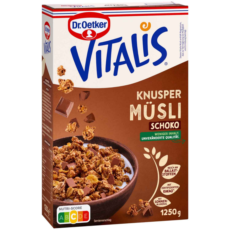  Vitalis Knusper Müsli Schoko 1,25kg 