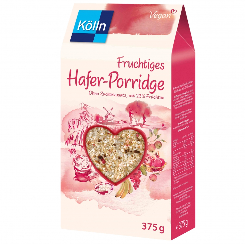  Kölln Fruchtiges Hafer-Porridge 375g 