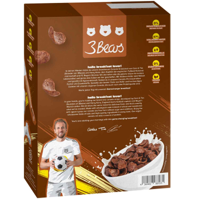  3Bears Harry Kane's Oat Cocoa Crunch 250g 
