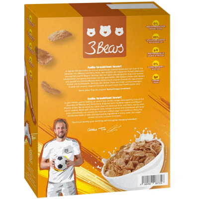  3Bears Harry Kane's Oat Flakes 350g 