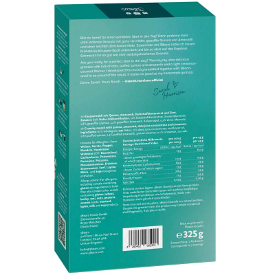  3Bears Sarah Harrison Granola Hafer Crunch 325g 