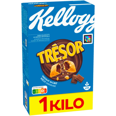  Kellogg's Trésor Milk Choco 1kg 