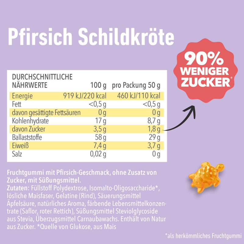  NALU Pfirsich Schildkröte 50g 