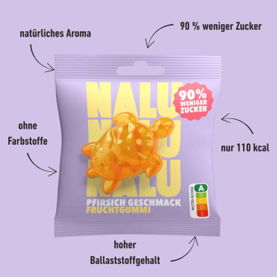  NALU Pfirsich Schildkröte 50g 