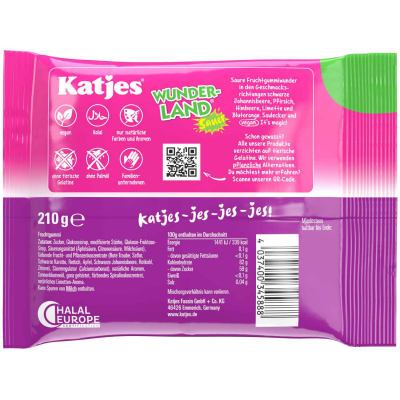  Katjes Wunderland Sauer 210g 