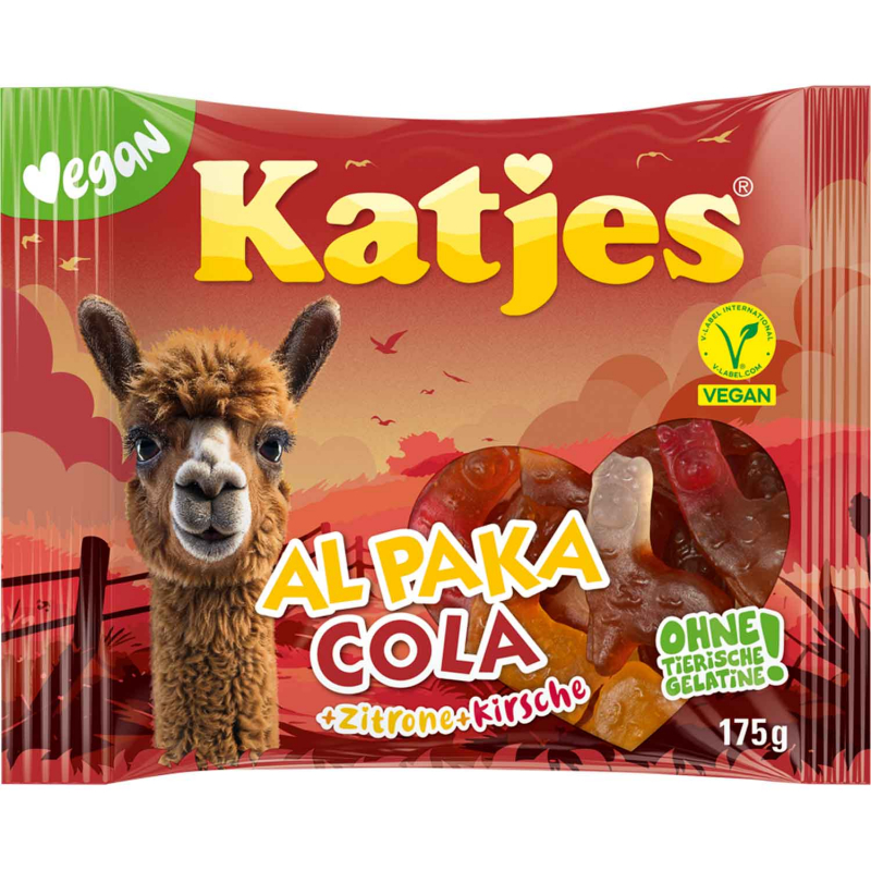 Katjes Al Paka Cola+Zitrone+Kirsche 175g 