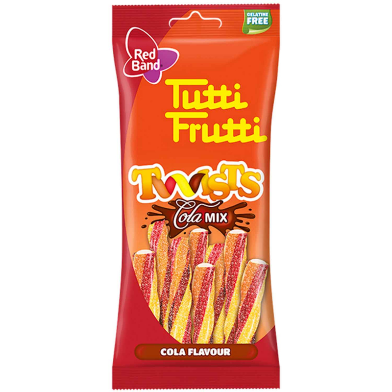  Red Band Tutti Frutti Twists Cola Mix 100g 