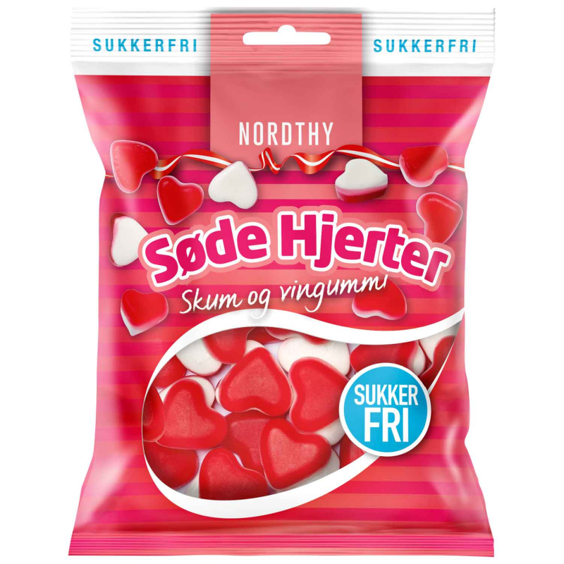  Nordthy Søde Hjerter zuckerfrei 65g 