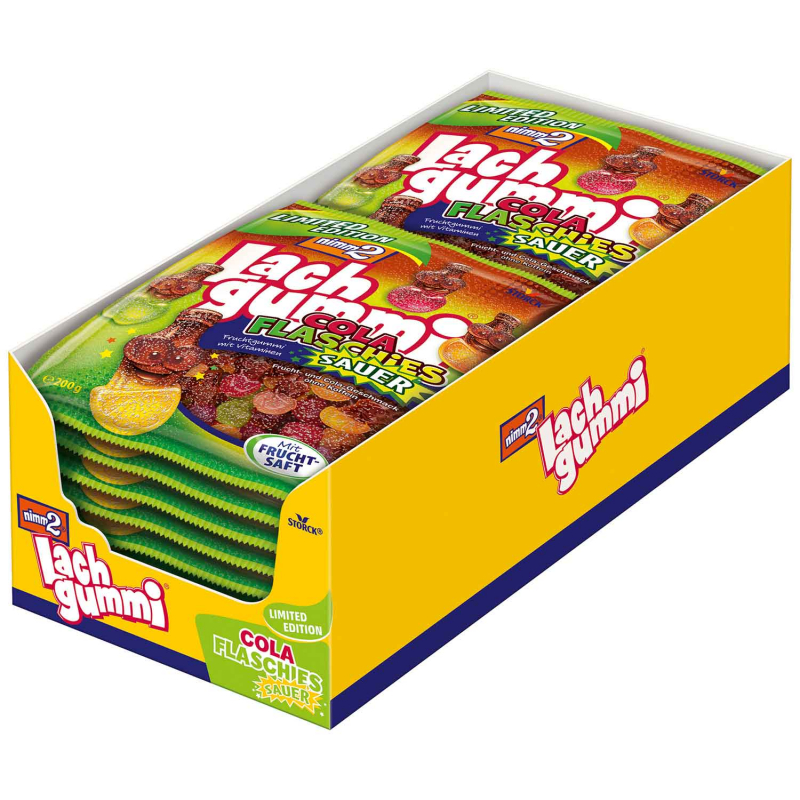  nimm2 Lachgummi Cola Flaschies sauer 200g 