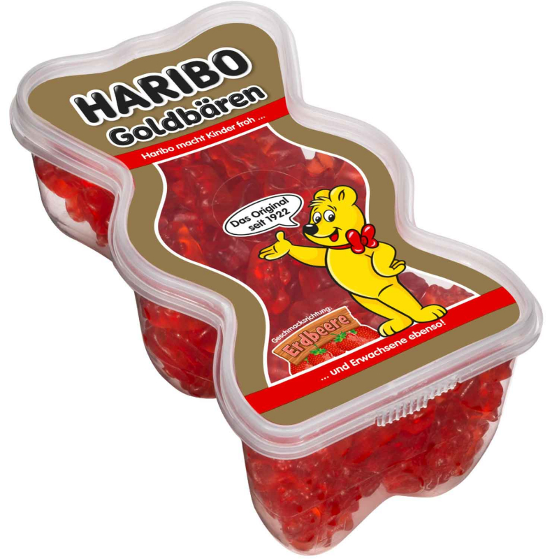  Haribo Goldbären Erdbeere 450g 
