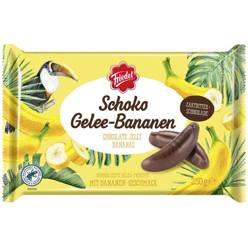  Friedel Schoko Gelee-Bananen 250g 