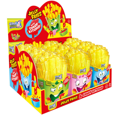  Sweet Flash Jelly Fries & Candy Ketchup 12x40g 