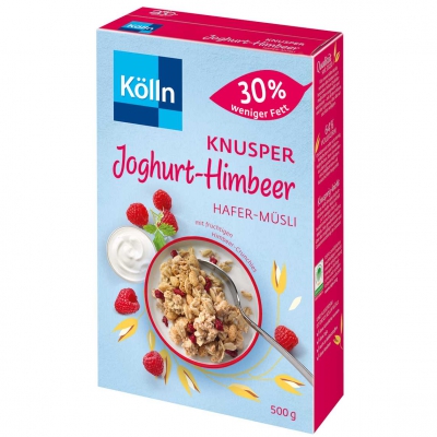  Kölln Hafer-Müsli Knusper Joghurt-Himbeer 500g 