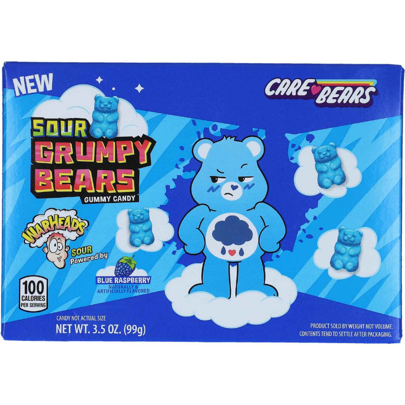  Warheads Grumpy Bears Sour 90g 