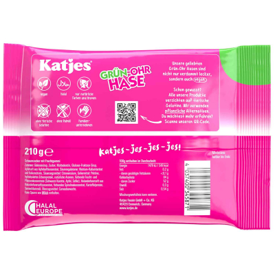  Katjes Grün-Ohr Hase 210g 