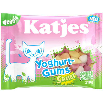  Katjes Yoghurt-Gums Sauer 210g 