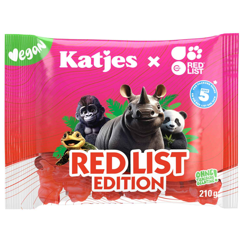  Katjes Red List Edition 210g 
