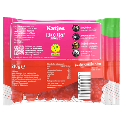  Katjes Red List Edition 210g 