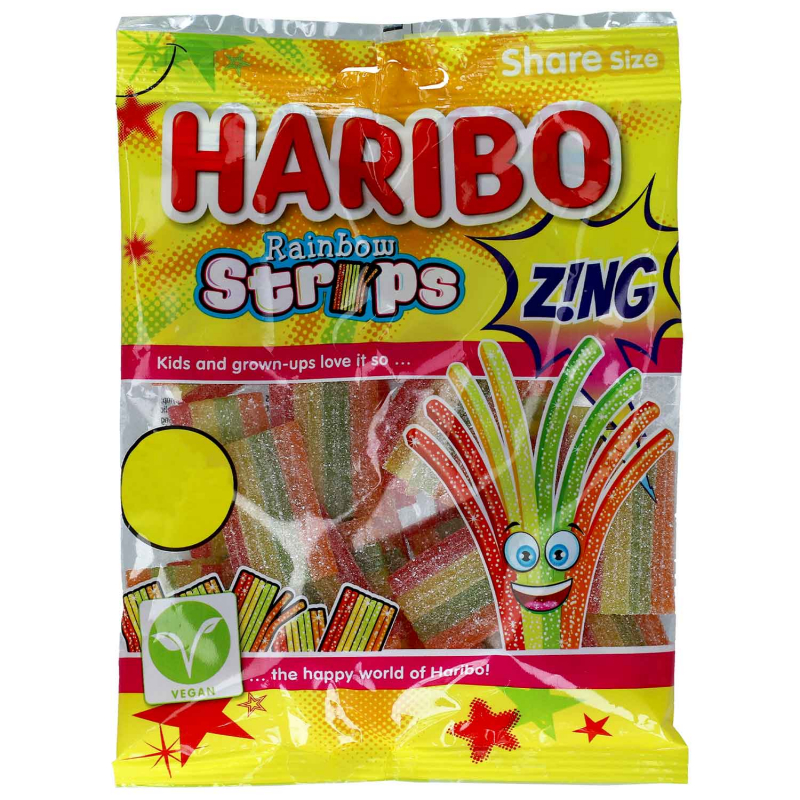  Haribo Rainbow Strips vegan 130g 