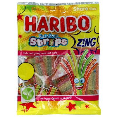  Haribo Rainbow Strips vegan 130g 