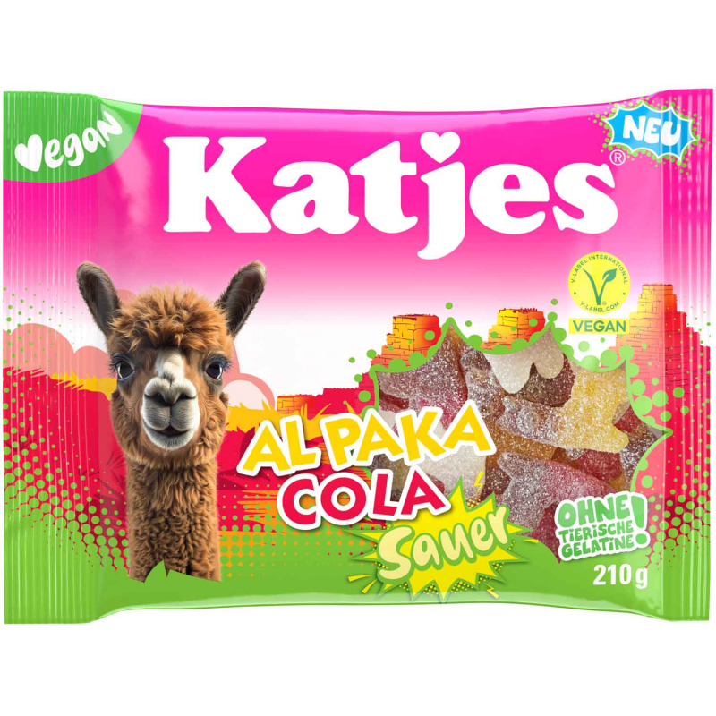  Katjes Al Paka Cola Sauer 210g 
