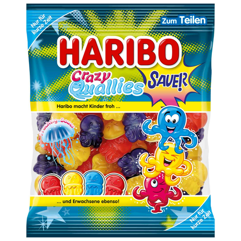  Haribo Crazy Quallies sauer 160g 