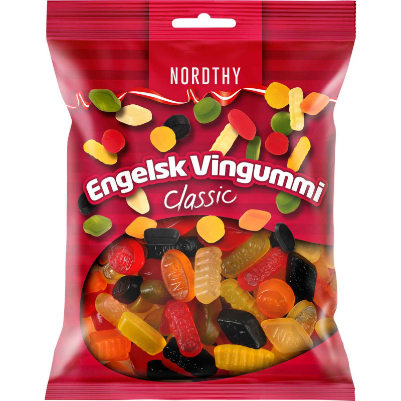  Nordthy Engelsk Vingummi Classic 900g 