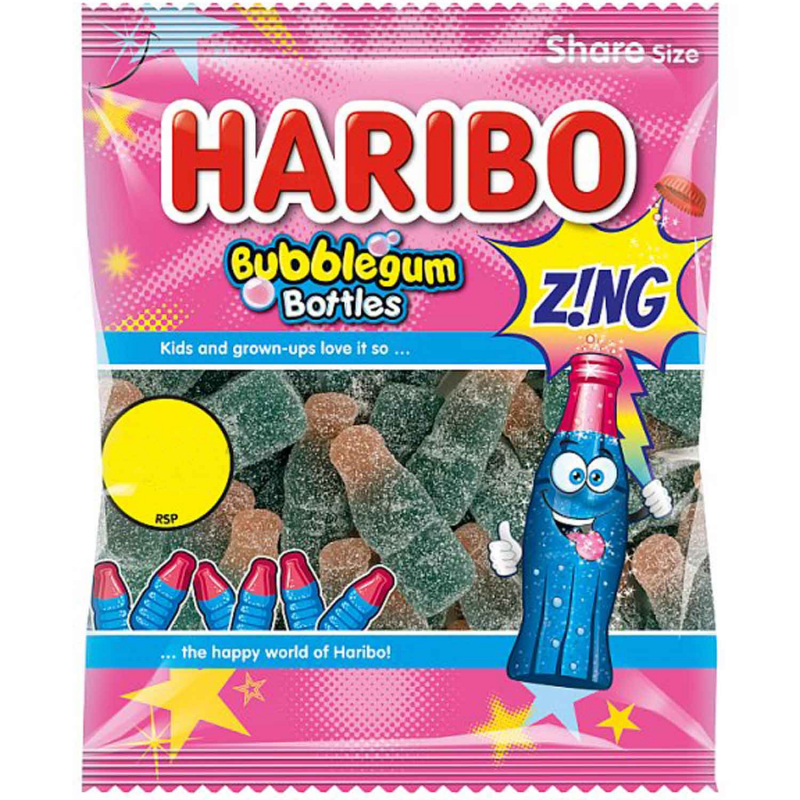  Haribo Bubblegum Bottles 140g 