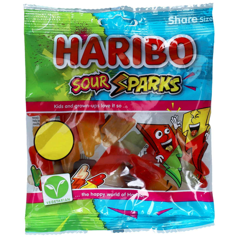  Haribo Sour Sparks vegetarisch 140g 