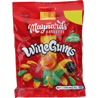  Maynards Bassetts WineGums 130g 