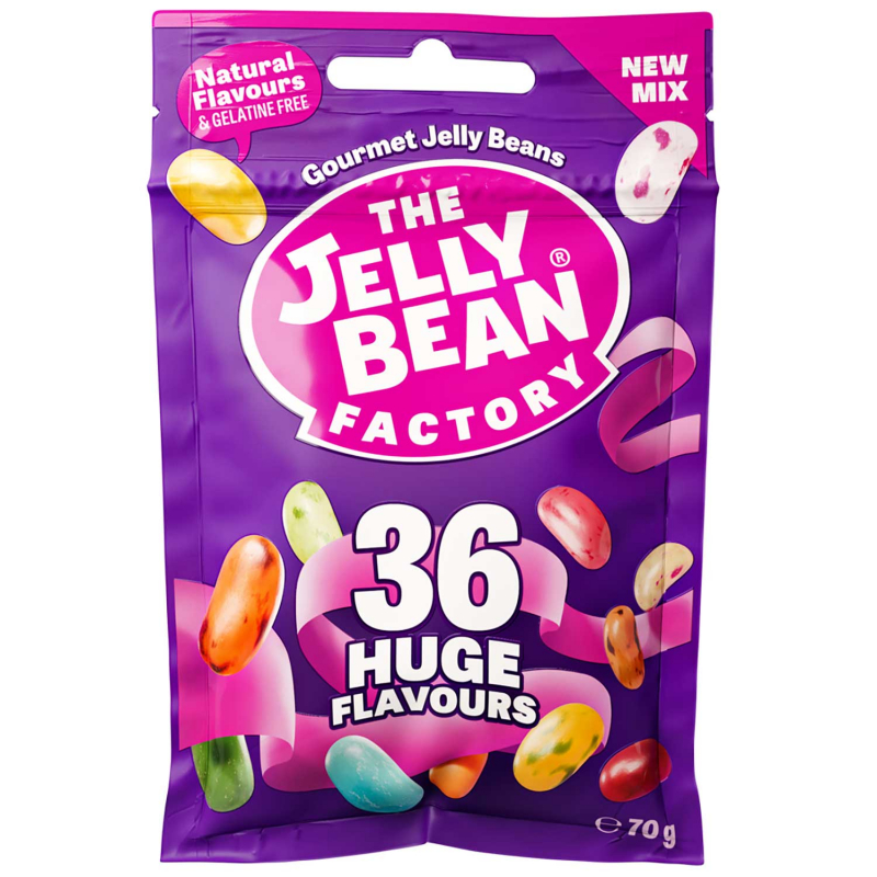  The Jelly Bean Factory 36 Huge Flavours 70g 