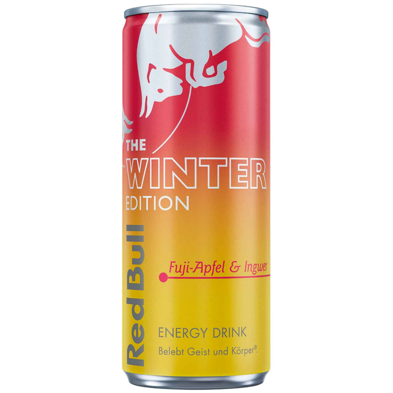  Red Bull Energy Drink Winter Edition Fuji-Apfel & Ingwer 250ml 