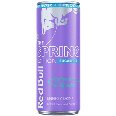  Red Bull Energy Drink Spring Edition Waldmeister & Pink Grapefruit Sugarfree 250ml (MHD 23.01.26) 