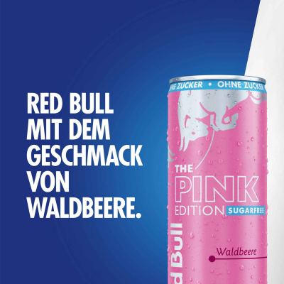  Red Bull Energy Drink Pink Edition Waldbeere Sugarfree 250ml 