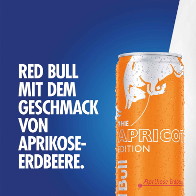  Red Bull Energy Drink Apricot Edition Aprikose-Erdbeere 250ml 